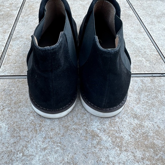 J.Crew Suede Booties Black Flats - Picture 5 of 12